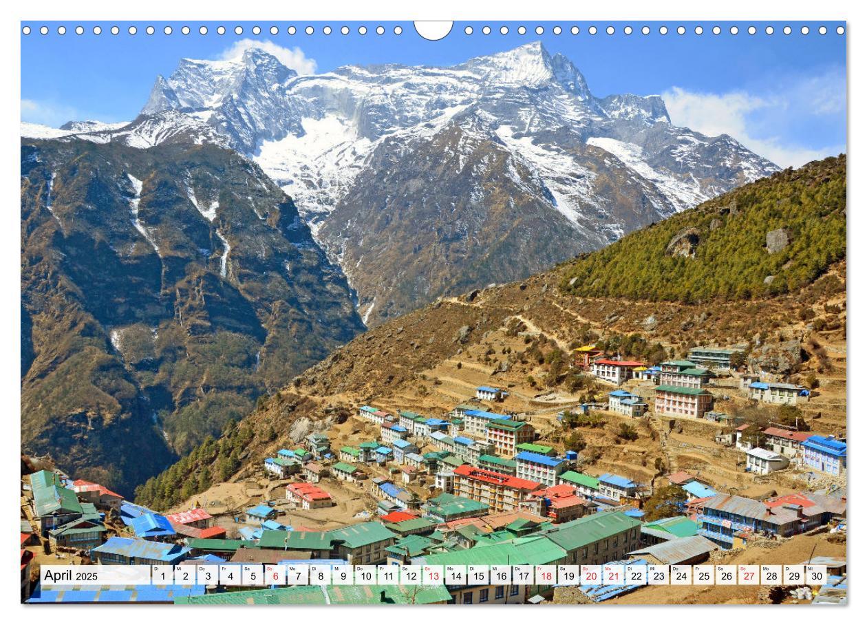 Bild: 9783435143108 | Wohnen im HIMALAYA (Wandkalender 2025 DIN A3 quer), CALVENDO...