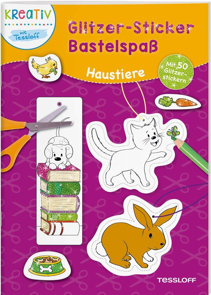 Cover: 9783788641603 | Glitzer-Sticker Bastelspaß. Haustiere | Broschüre | 16 S. | Deutsch