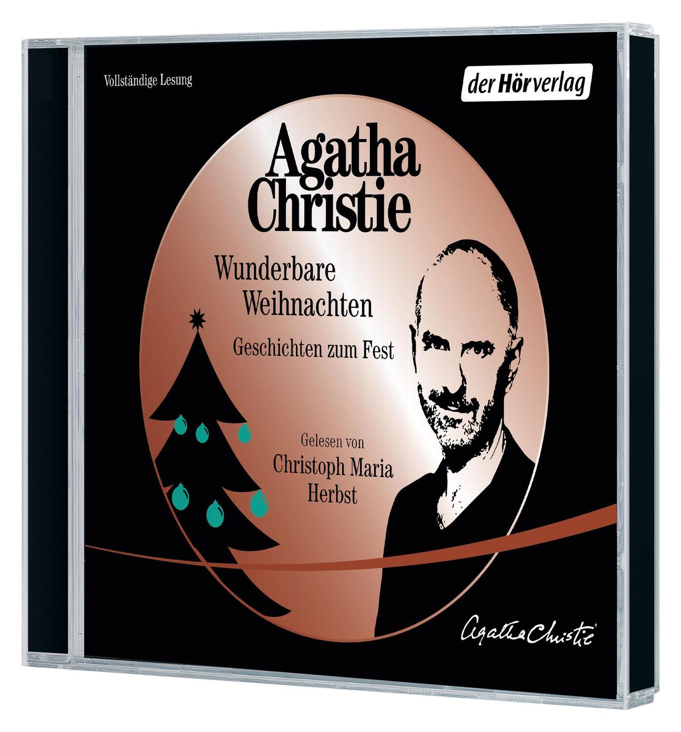 Bild: 9783844550948 | Wunderbare Weihnachten | Geschichten zum Fest | Agatha Christie | CD