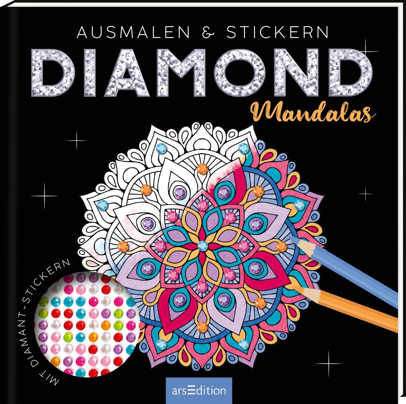 Cover: 4014489134893 | Diamond Mandalas | Ausmalen &amp; Stickern - mit Diamond Dots | Buch