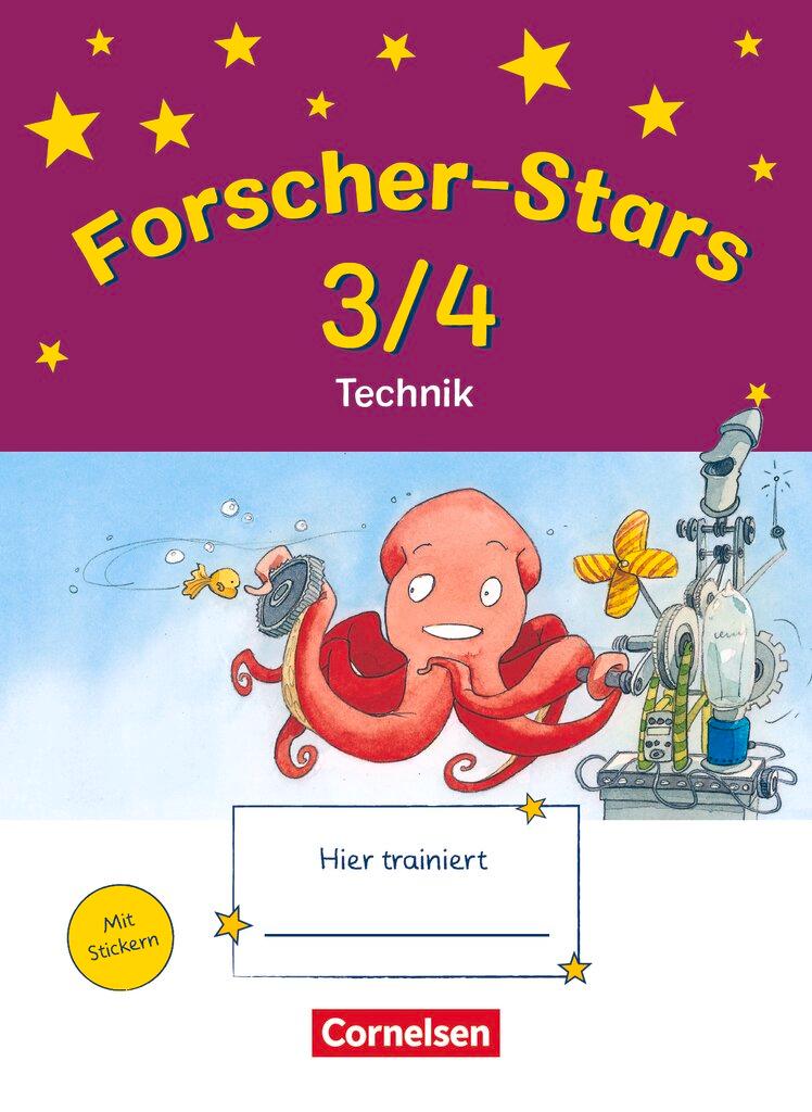 Cover: 9783637013582 | Forscher-Stars 3./4. Schuljahr. Technik | Übungsheft. Mit Lösungen