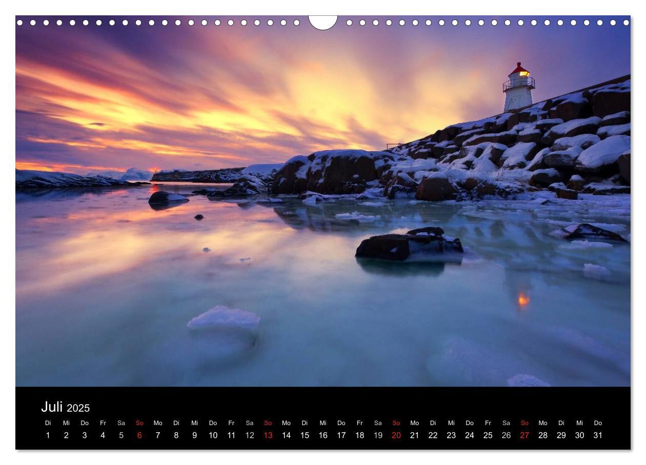 Bild: 9783435802036 | Norwegen (Wandkalender 2025 DIN A3 quer), CALVENDO Monatskalender