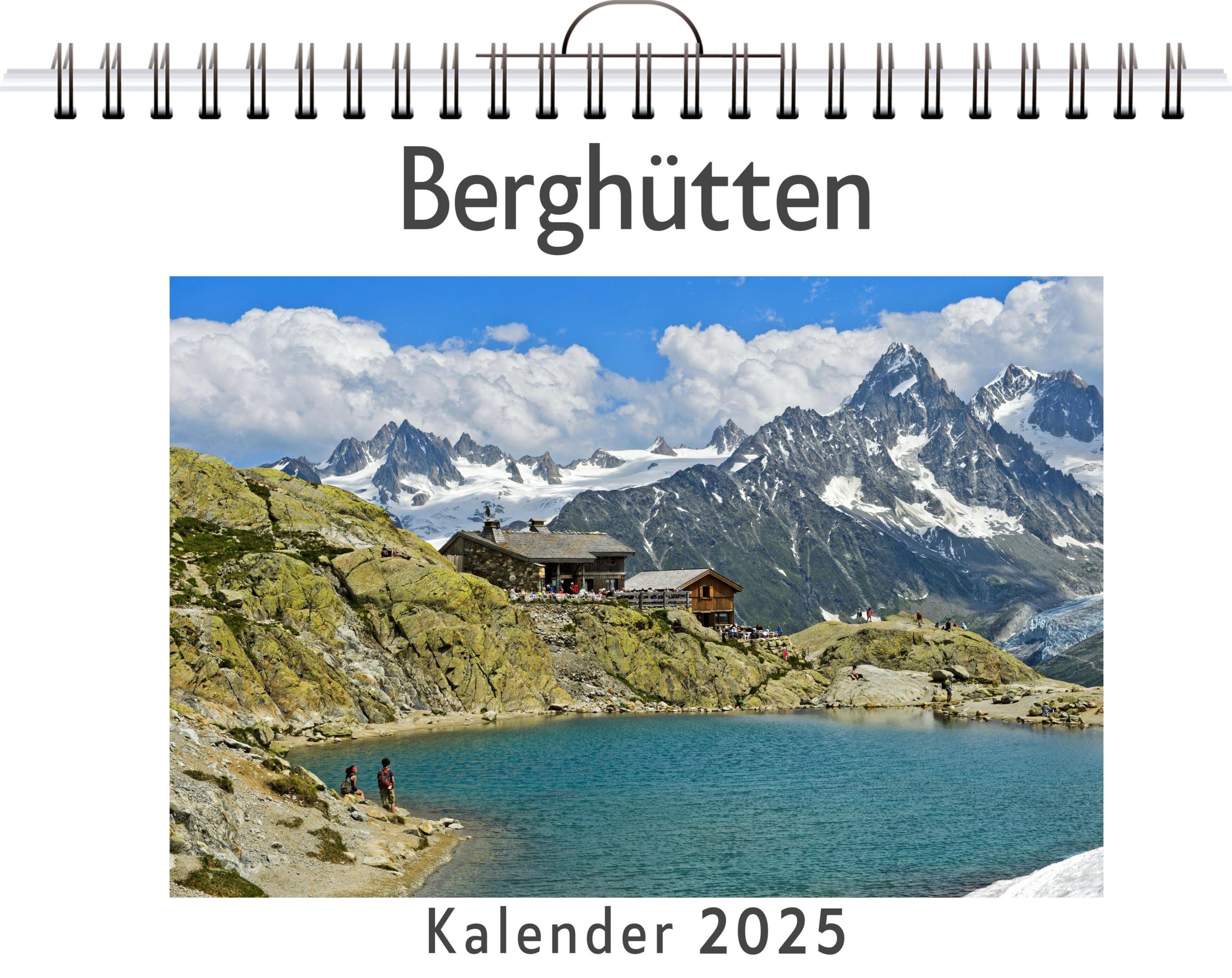 Cover: 9783759122889 | Berghütten - (Wandkalender 2025, Kalender DIN A4 quer,...