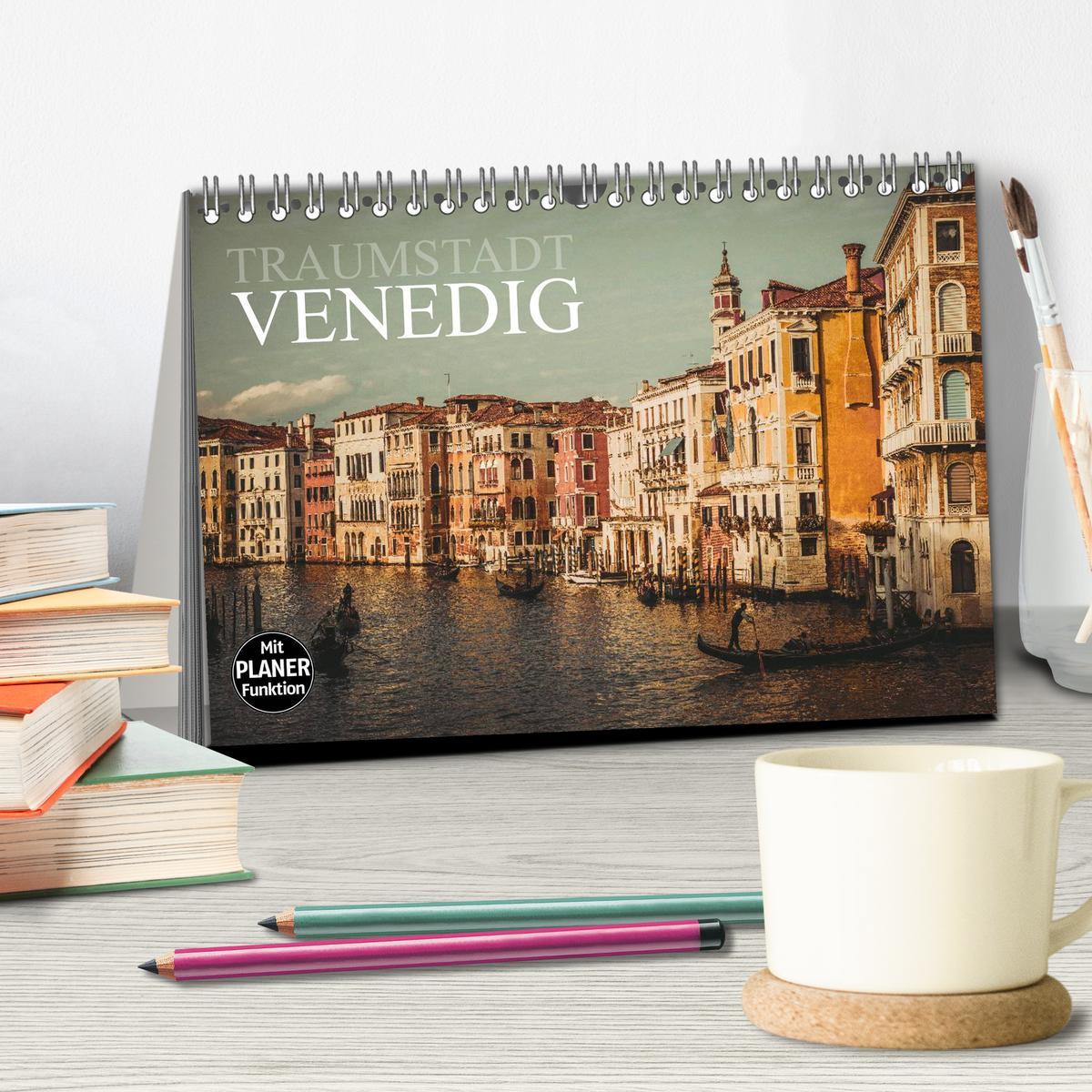 Bild: 9783435534845 | Traumstadt Venedig (Tischkalender 2025 DIN A5 quer), CALVENDO...