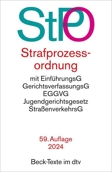 Cover: 9783423532419 | Strafprozessordnung | Taschenbuch | dtv-Taschenbücher Beck Texte