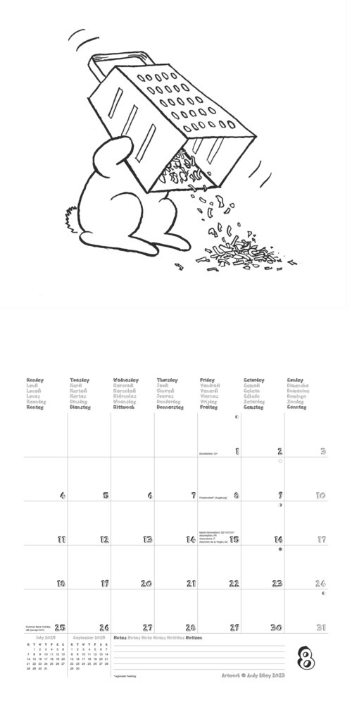 Bild: 4002725987938 | N NEUMANNVERLAGE - Bunny Suicides 2025 Broschürenkalender, 30x30cm,...