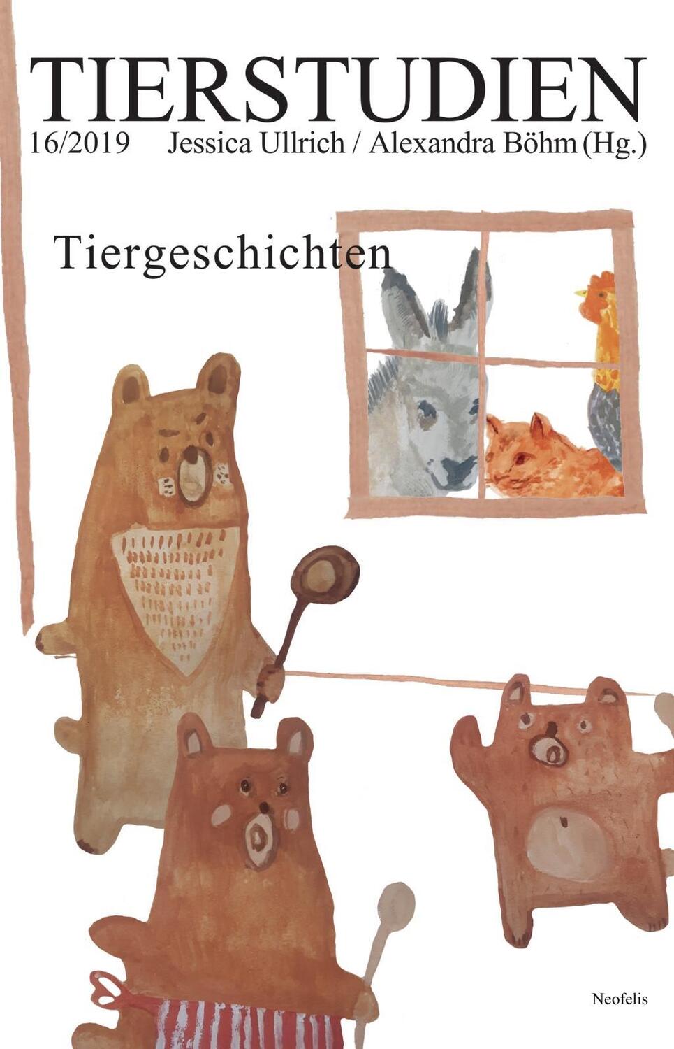 Cover: 9783958082250 | Tiergeschichten | Tierstudien 16/2019, Tierstudien 16 | Beck | Buch