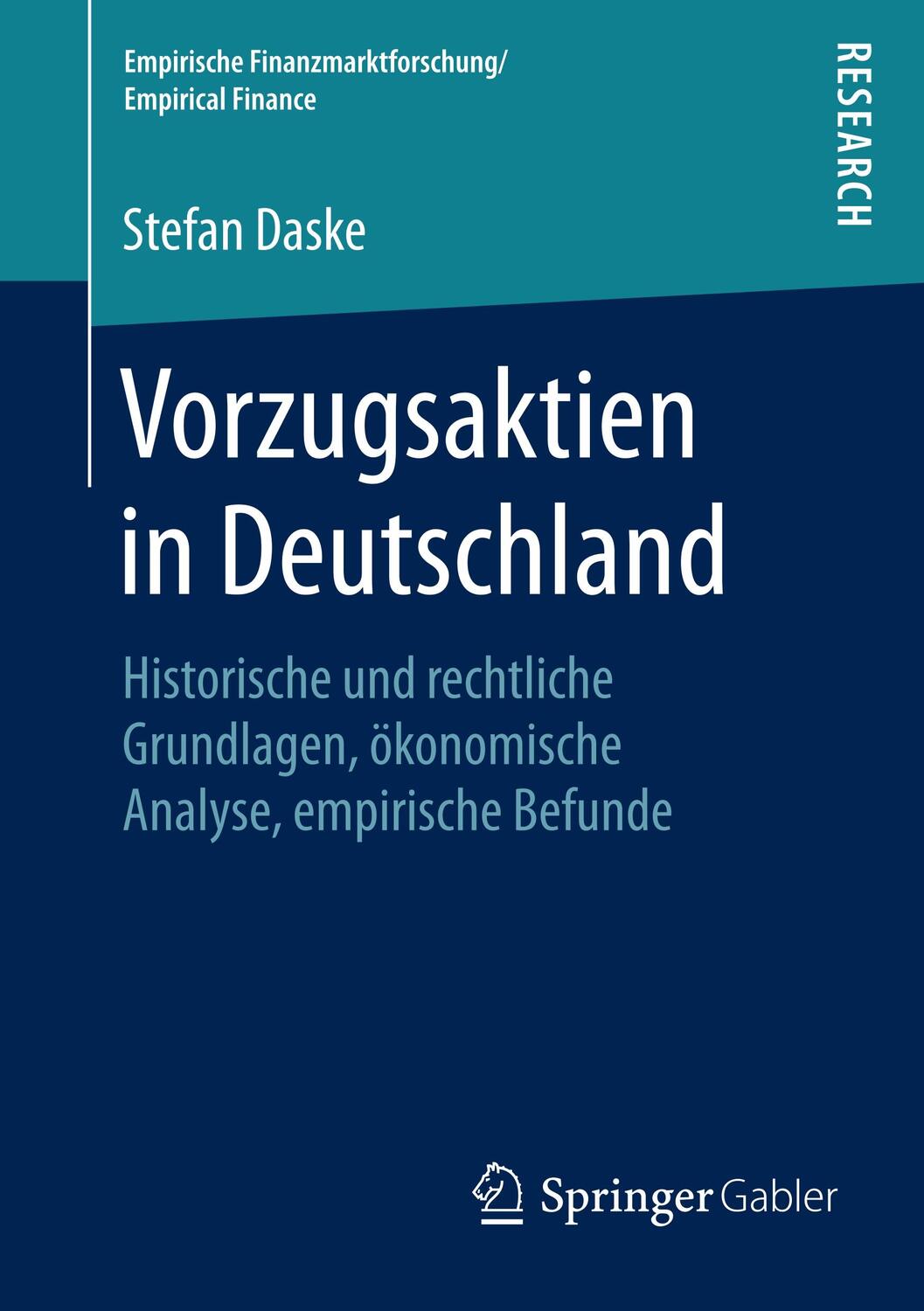 Cover: 9783658257750 | Vorzugsaktien in Deutschland | Stefan Daske | Taschenbuch | Paperback