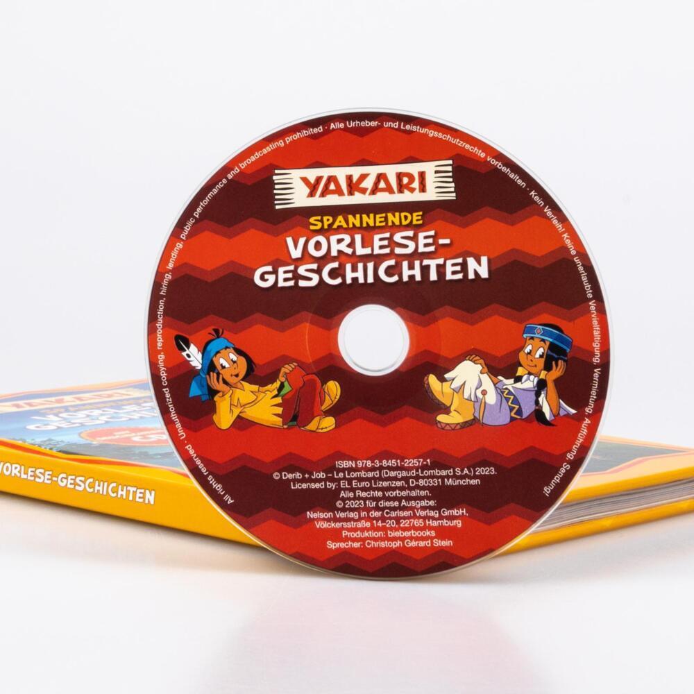 Bild: 9783845122571 | Yakari: Spannende Vorlese-Geschichten mit CD | Buch | 80 S. | Deutsch