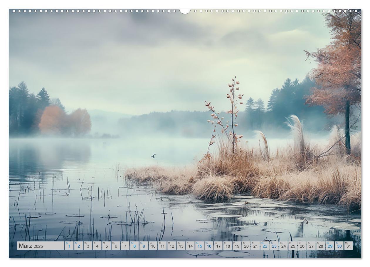 Bild: 9783383838255 | Magische Nebelmomente (Wandkalender 2025 DIN A2 quer), CALVENDO...