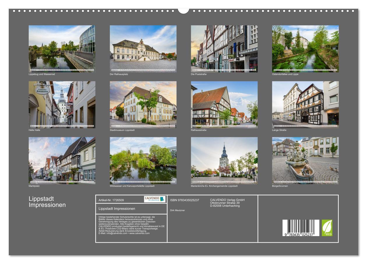 Bild: 9783435025237 | Lippstadt Impressionen (Wandkalender 2025 DIN A2 quer), CALVENDO...