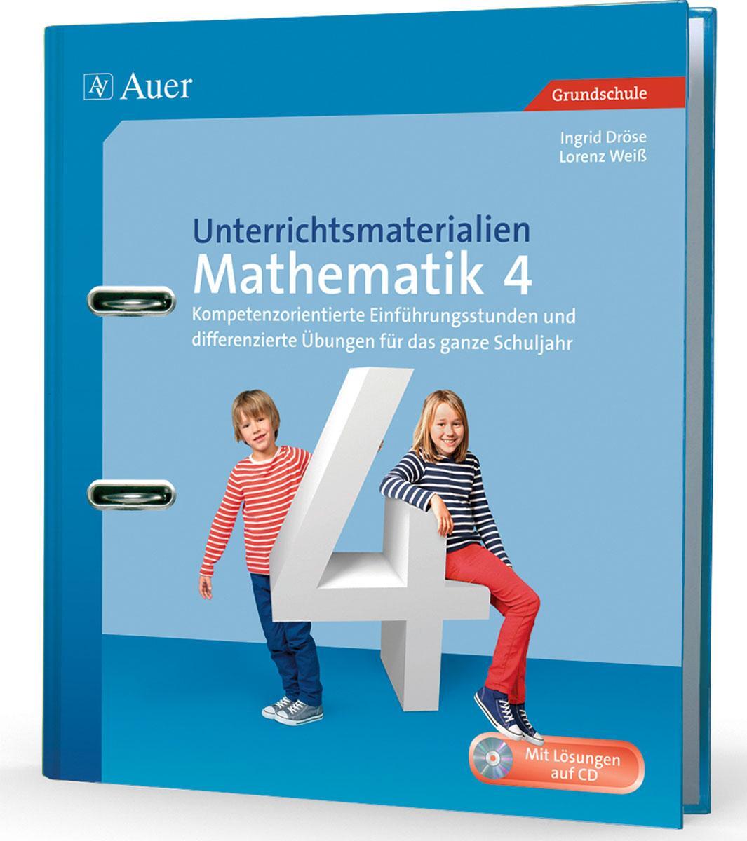 Cover: 9783403074755 | Unterrichtsmaterialien Mathematik 4 | Ingrid Dröse (u. a.) | Mappe