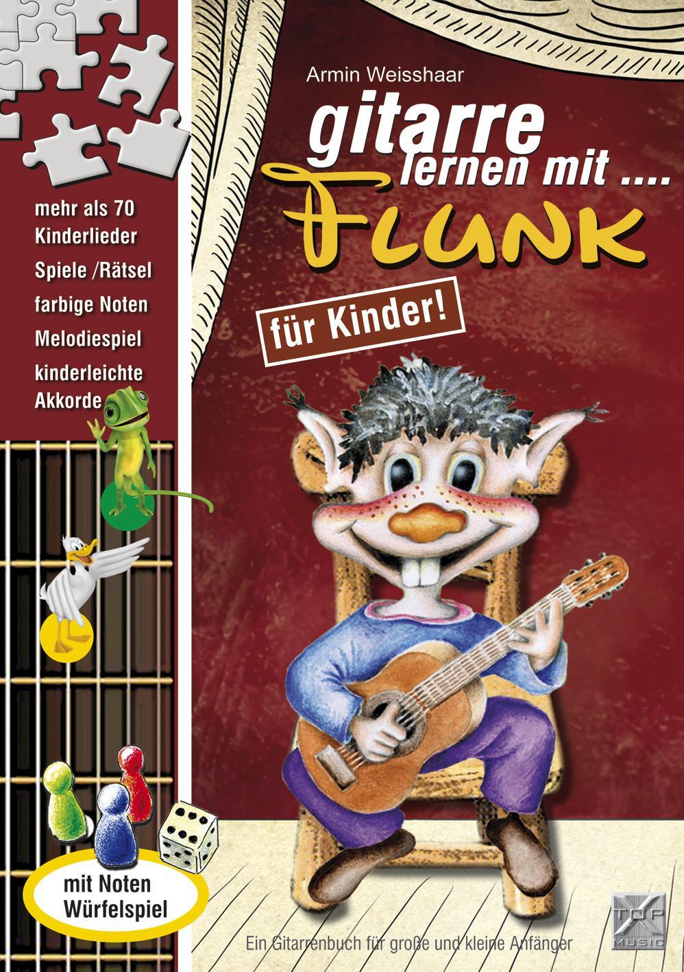 Cover: 9783944889016 | Gitarre lernen mit Flunk | Gitarrenlernbuch für Kinder & CD | Buch