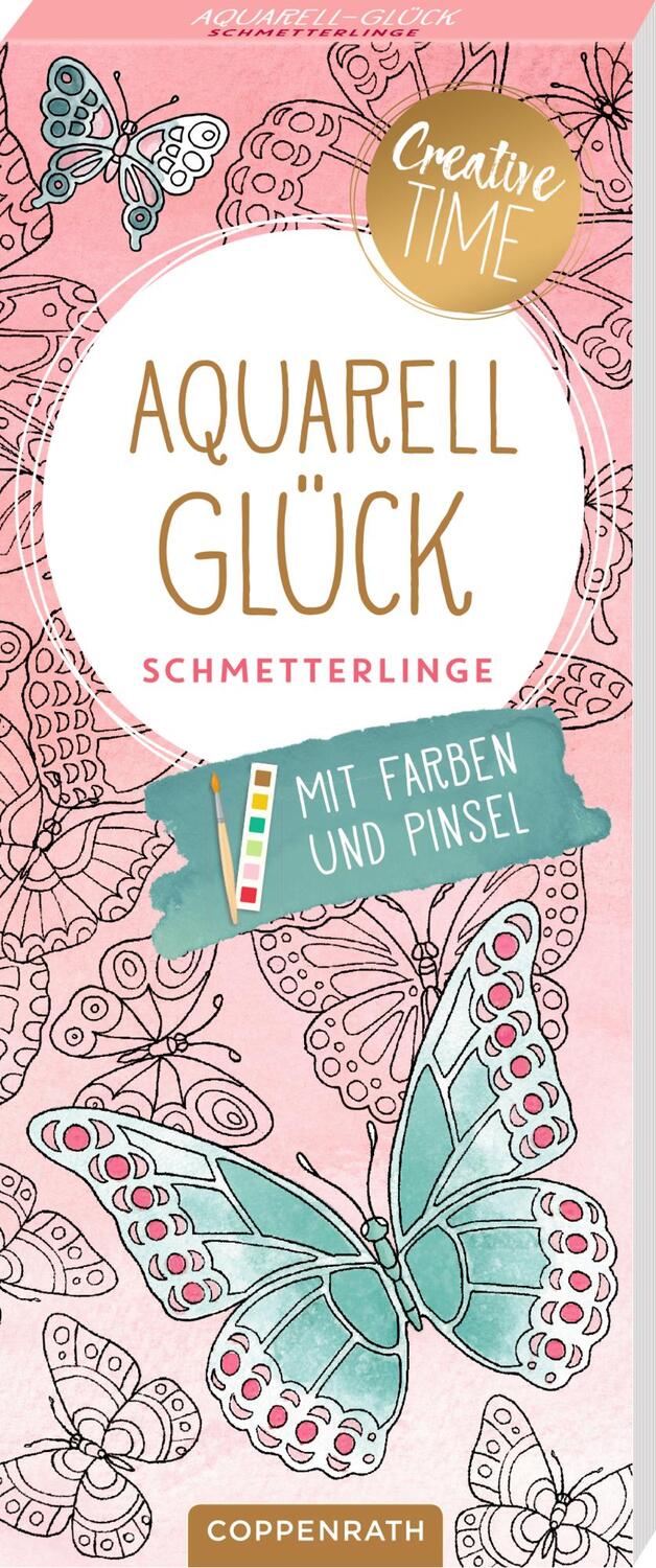 Cover: 4050003953663 | Aquarell-Glück | Schmetterlinge | Buch | 40 S. | Deutsch | 2023