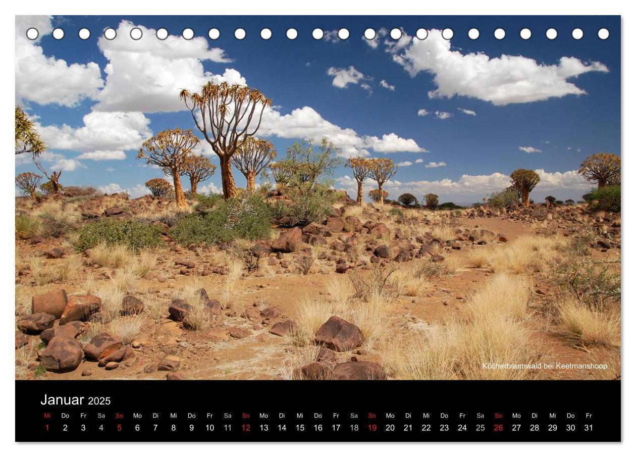 Bild: 9783435786336 | Namibia (Tischkalender 2025 DIN A5 quer), CALVENDO Monatskalender