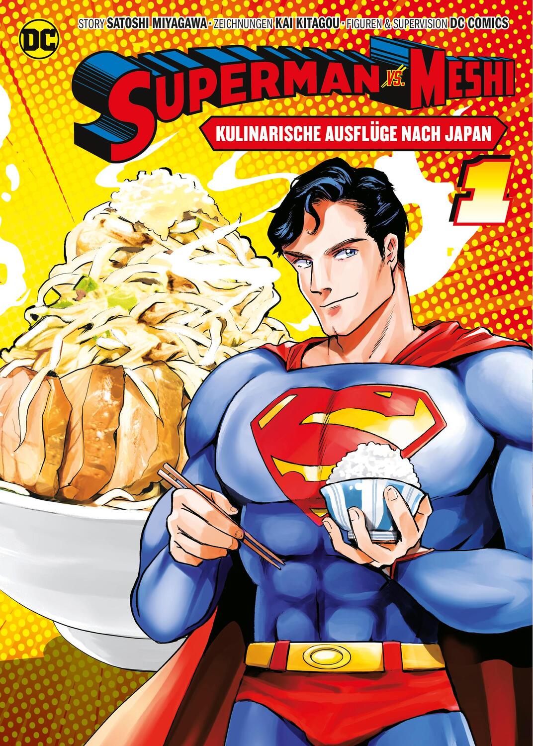 Cover: 9783741634468 | Superman vs. Meshi: Kulinarische Ausflüge nach Japan (Manga) 01 | Buch