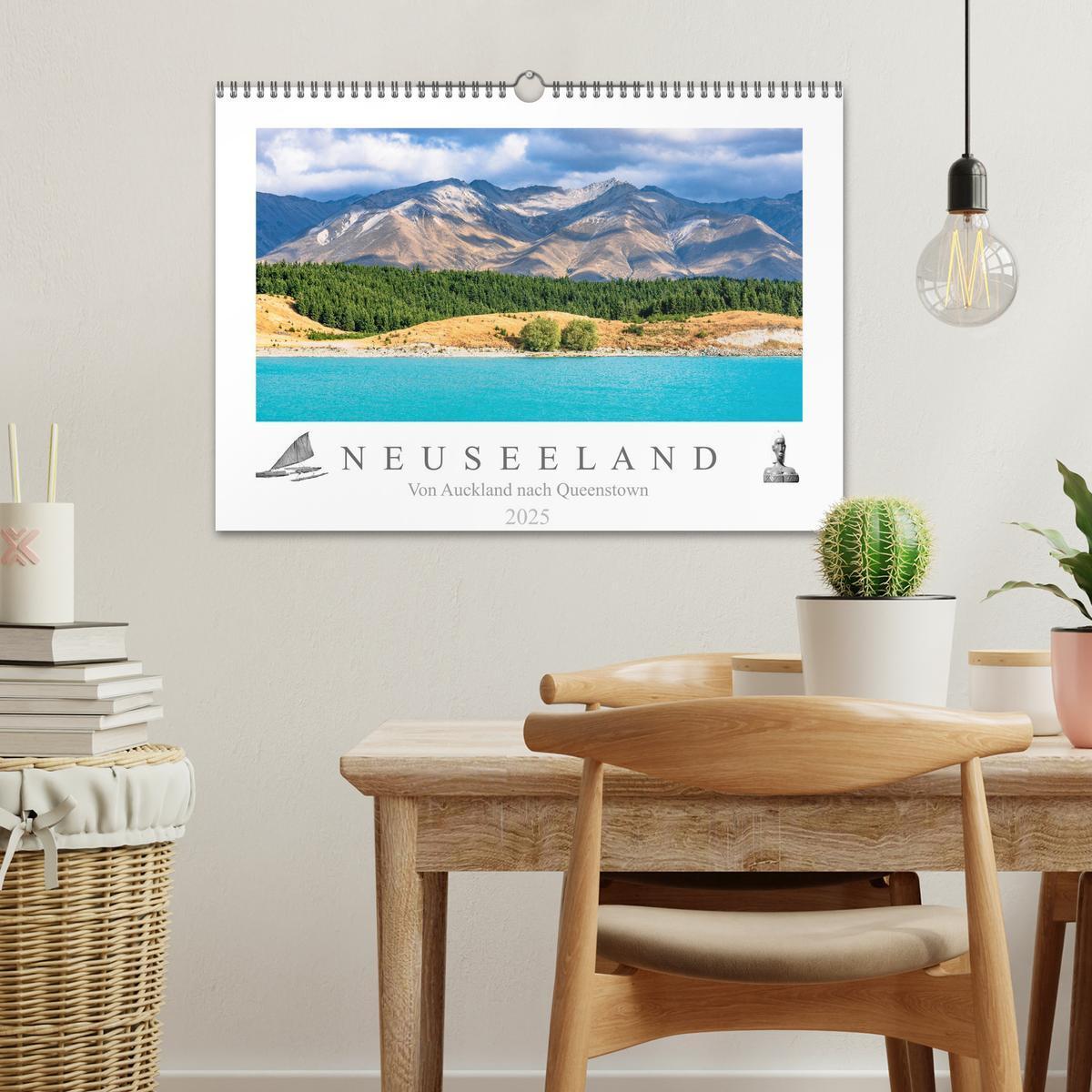 Bild: 9783435238088 | Neuseeland - Von Auckland nach Queenstown (Wandkalender 2025 DIN A3...