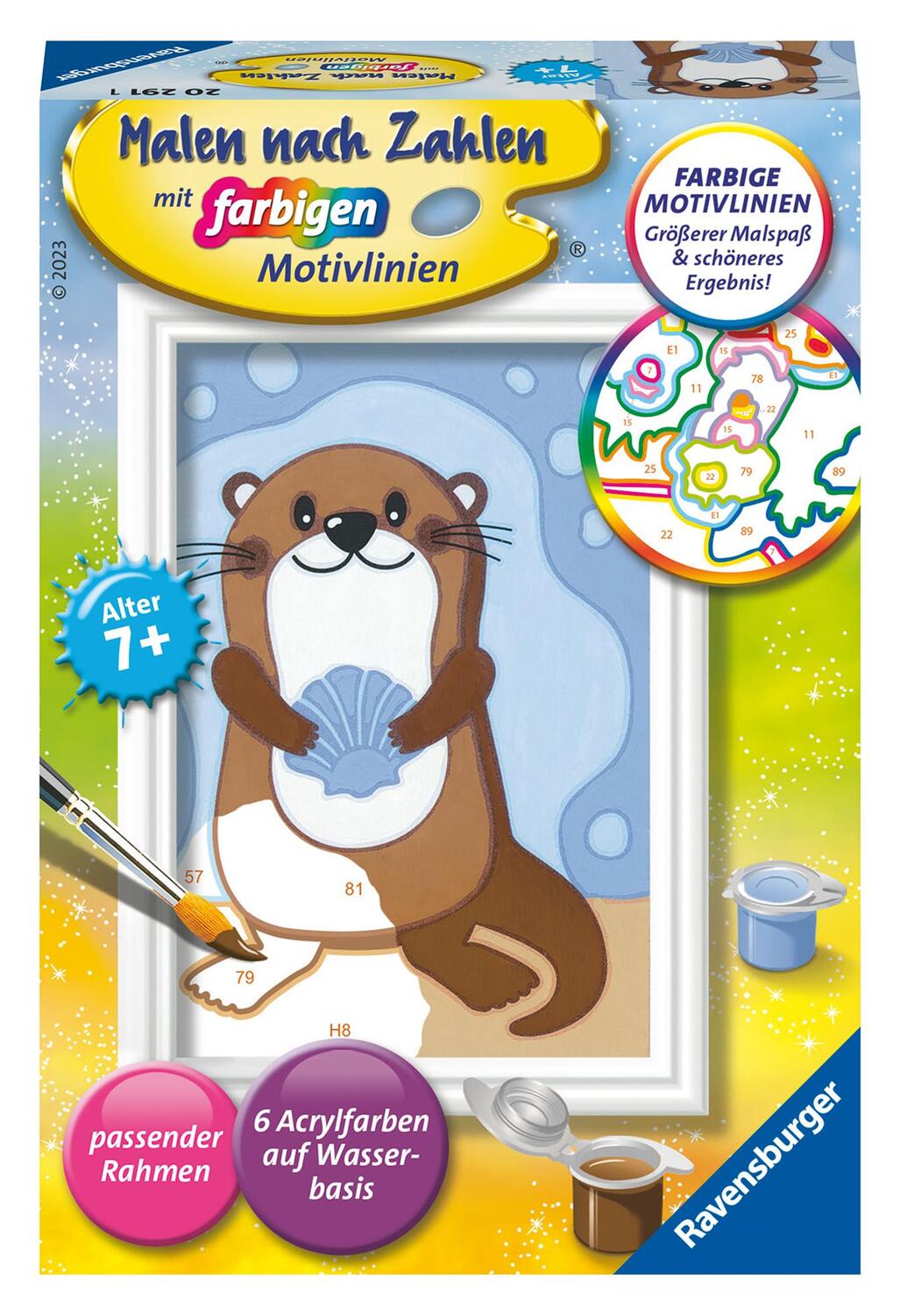 Cover: 4005556202911 | Ravensburger Malen nach Zahlen 20291 - Fröhlicher Otter - Kinder ab...