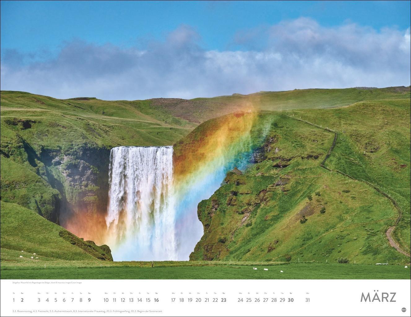 Bild: 9783756405138 | Regenbogen Posterkalender 2025 | Kalender | Spiralbindung | 14 S.