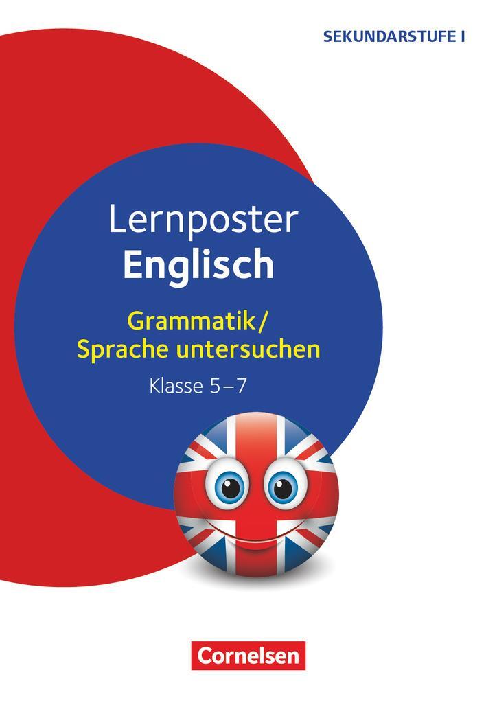 Cover: 9783589159598 | Lernposter Englisch. Grammatik - Sprache untersuchen Klasse 5-7. 4...
