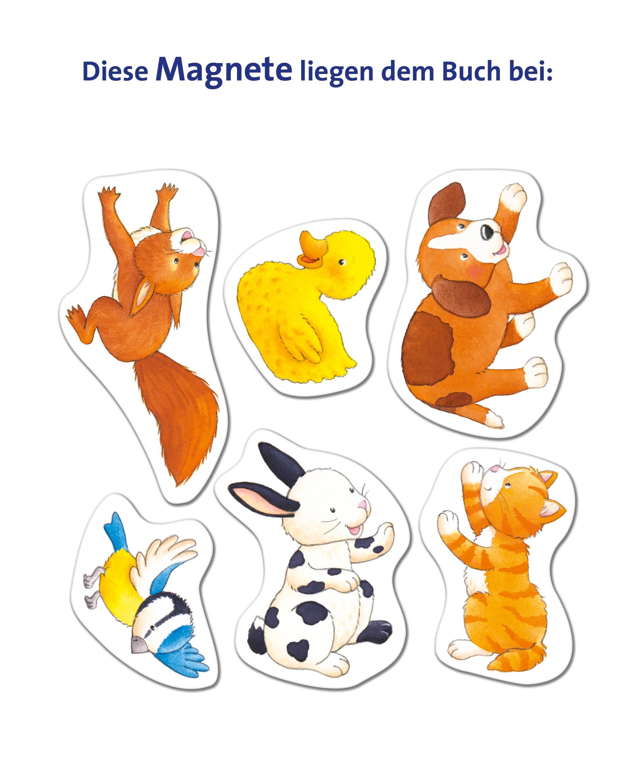 Bild: 9783473421664 | Mein erstes Magnetbuch: Wer gehört zu wem? Tierkinder -...