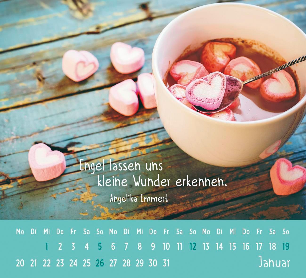 Bild: 4036442012185 | Mini-Kalender 2025: Der kleine Schutzengelkalender | Groh Verlag
