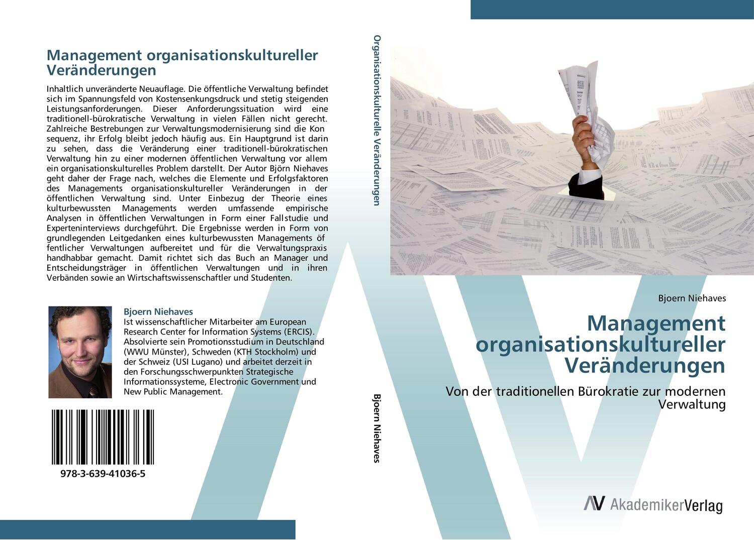 Cover: 9783639410365 | Management organisationskultureller Veränderungen | Bjoern Niehaves