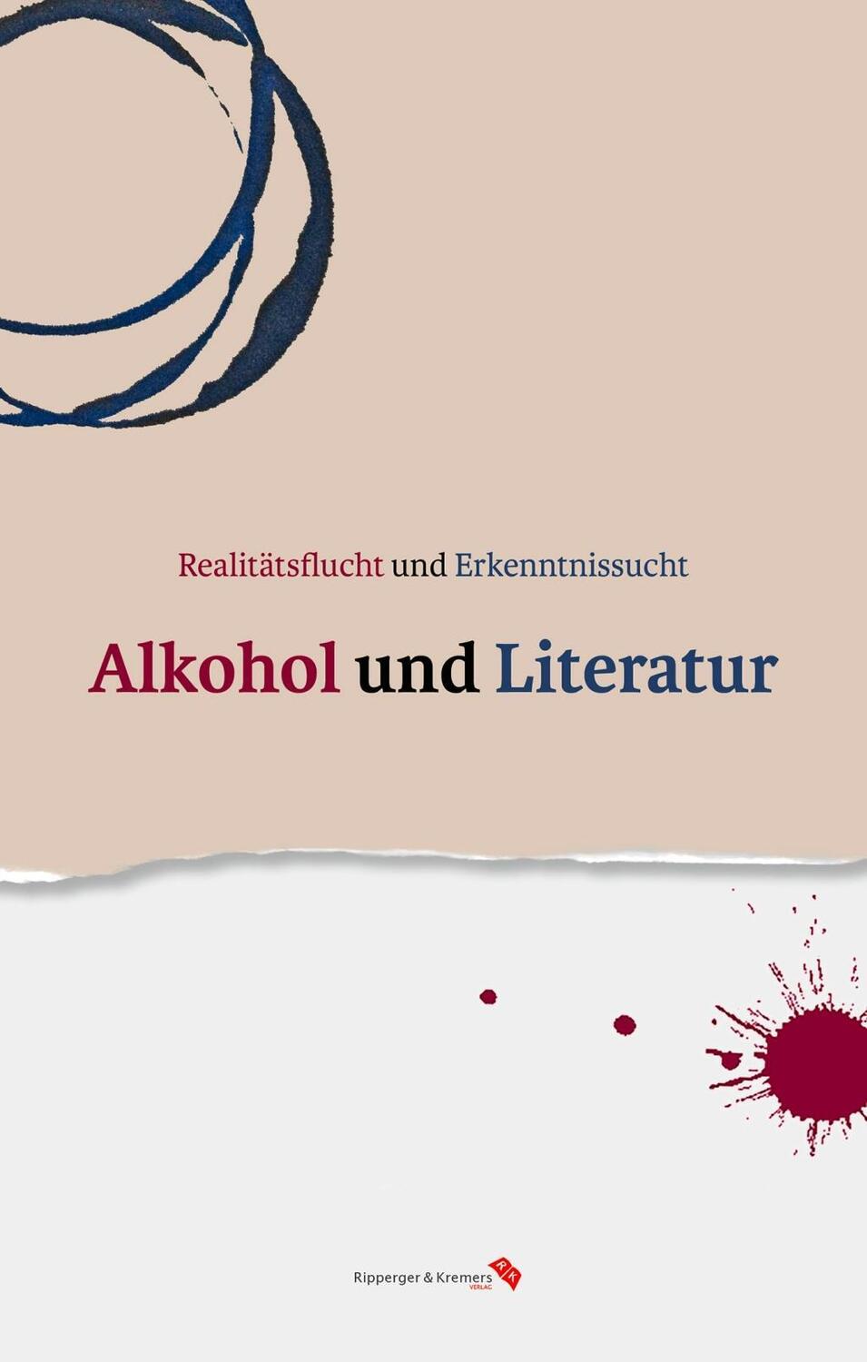 Cover: 9783943999082 | Realitätsflucht und Erkenntnissucht | Alkohol und Literatur | Buch