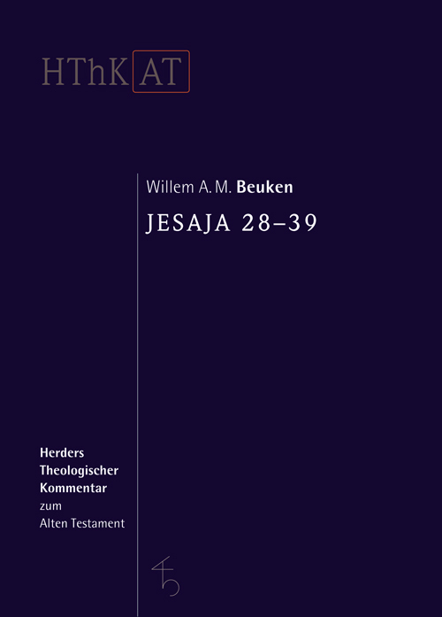 Cover: 9783451301339 | Jesaja 28-39 | Übersetzung aus dem Niederländischen von Andrea Spans