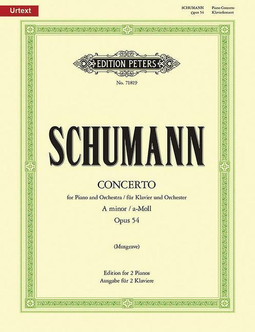 Cover: 9790577087221 | Piano Concerto in a Minor Op. 54 (Edition for 2 Pianos): Sheet | Buch