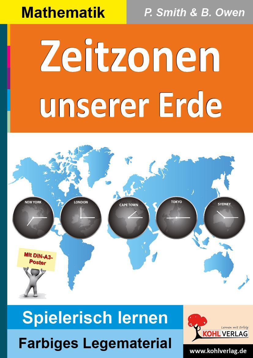 Cover: 9783966240819 | Zeitzonen unserer Erde | Montessori-Lege- &amp; Lernmaterial | Taschenbuch