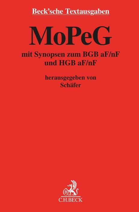 Cover: 9783406781148 | MoPeG | Carsten Schäfer | Taschenbuch | Beck´sche Textausgaben | V
