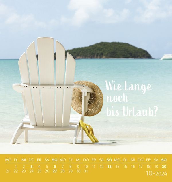 Bild: 9783731873266 | Urlaubsreif 2024 | aufstellbarer Postkartenkalender | Korsch Verlag