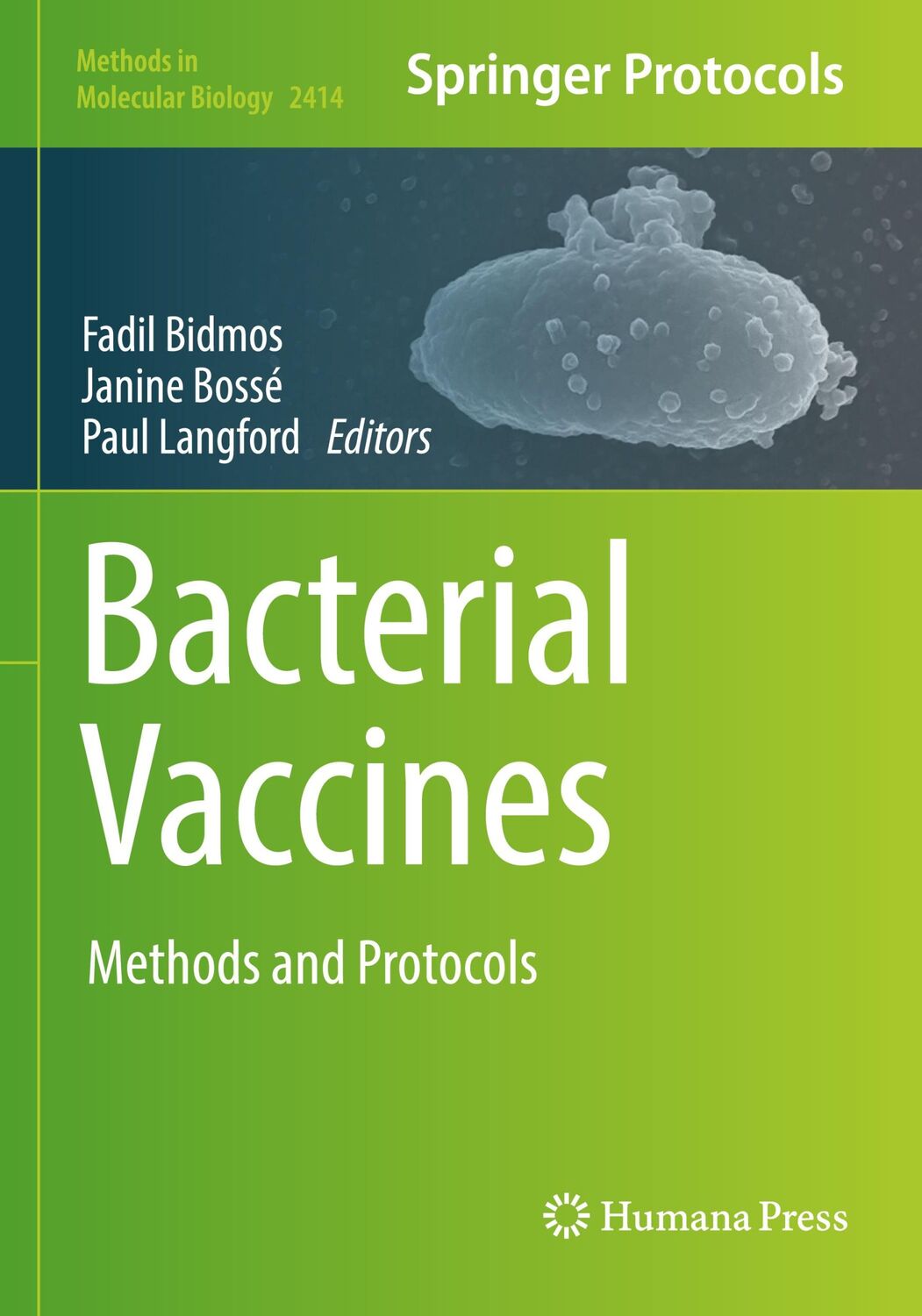 Cover: 9781071619025 | Bacterial Vaccines | Methods and Protocols | Fadil Bidmos (u. a.)