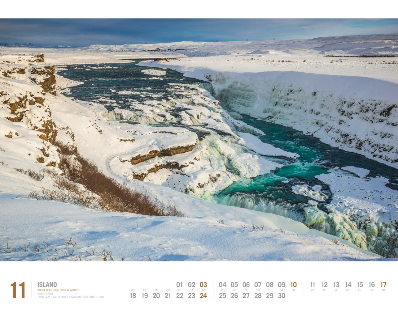 Bild: 9783838424545 | Island - Unterwegs zwischen Gletschern und Geysiren Kalender 2024