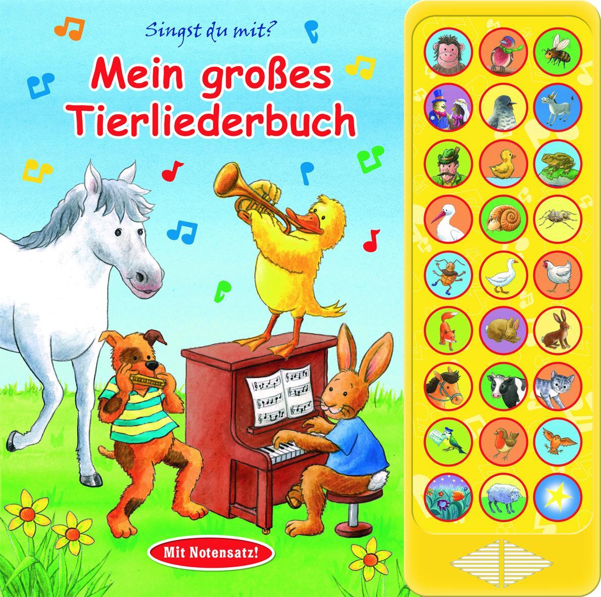 Cover: 9781503772106 | 27-Button-Soundbuch - Mein großes Tierliederbuch - 27 bekannte...