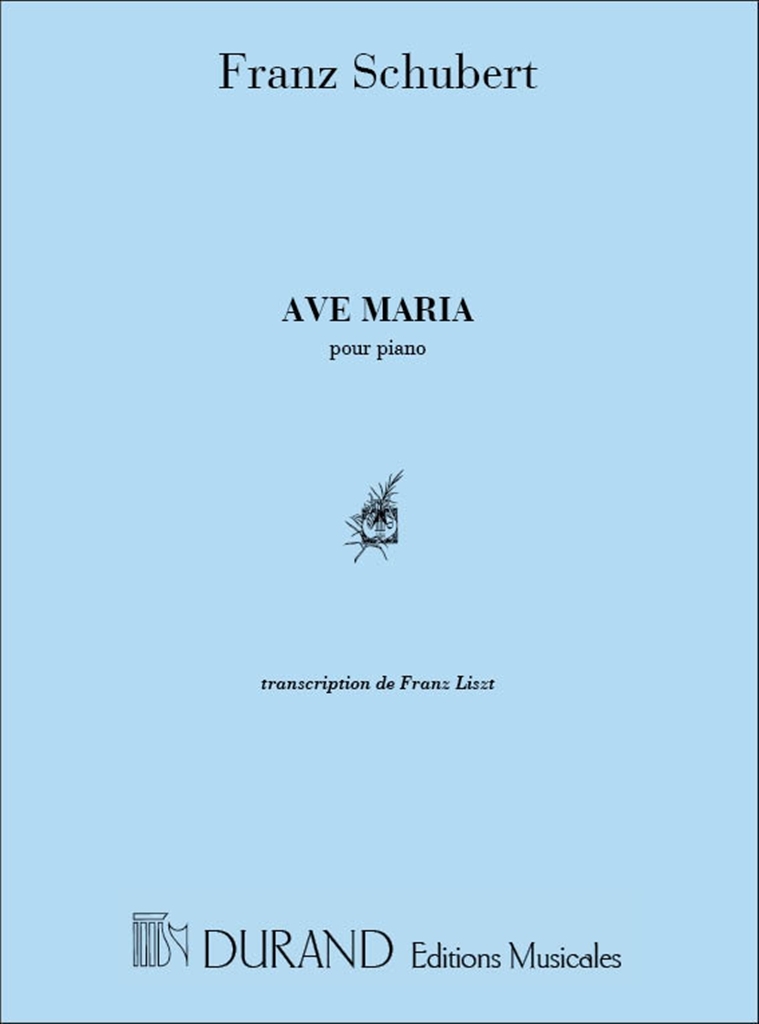 Cover: 9790044008926 | Ave Maria | Transcription par Franz Liszt | Editions Durand