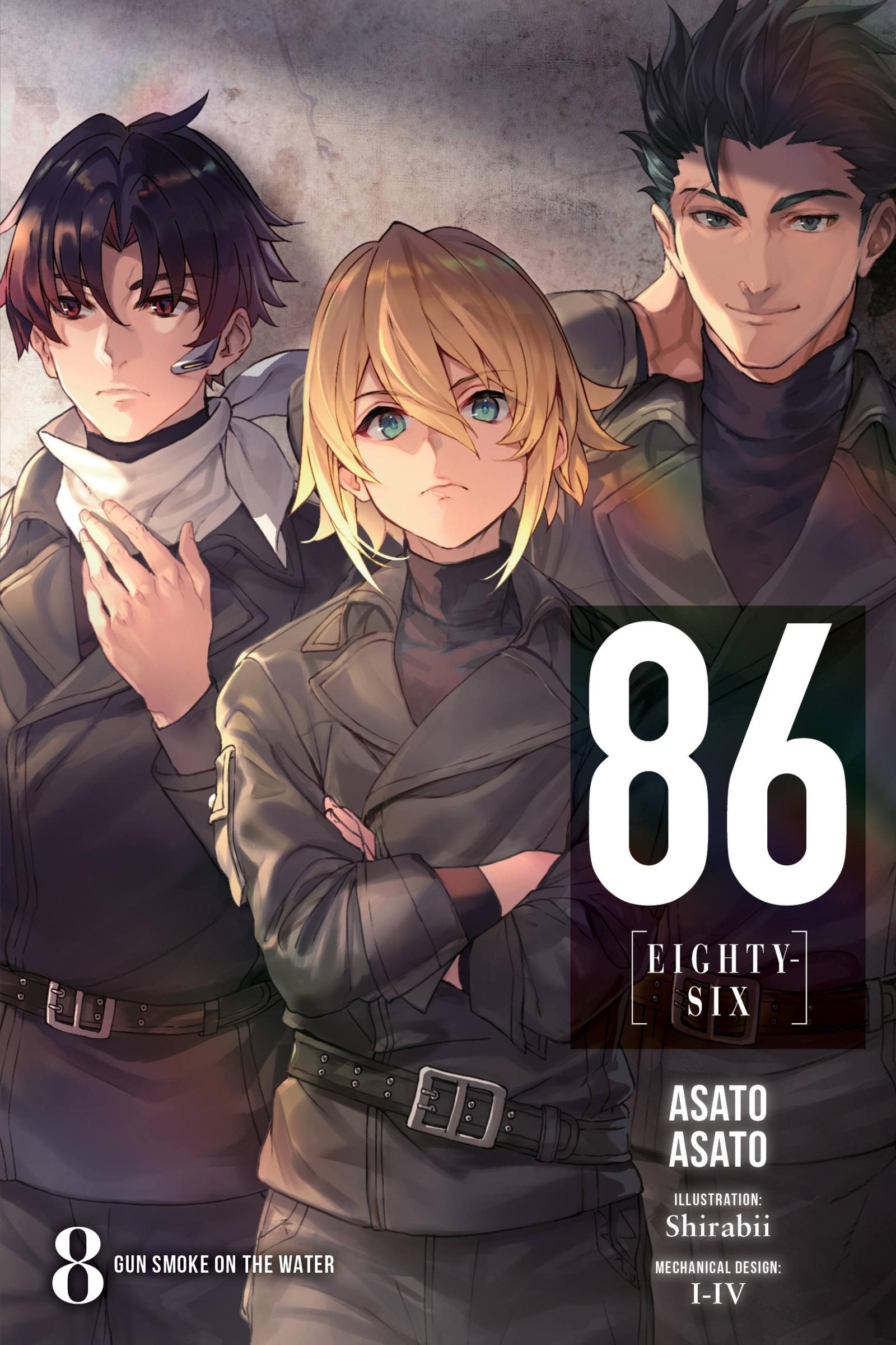 Cover: 9781975320768 | 86--Eighty-Six, Vol. 8 (Light Novel) | Gun Smoke on the Water Volume 8