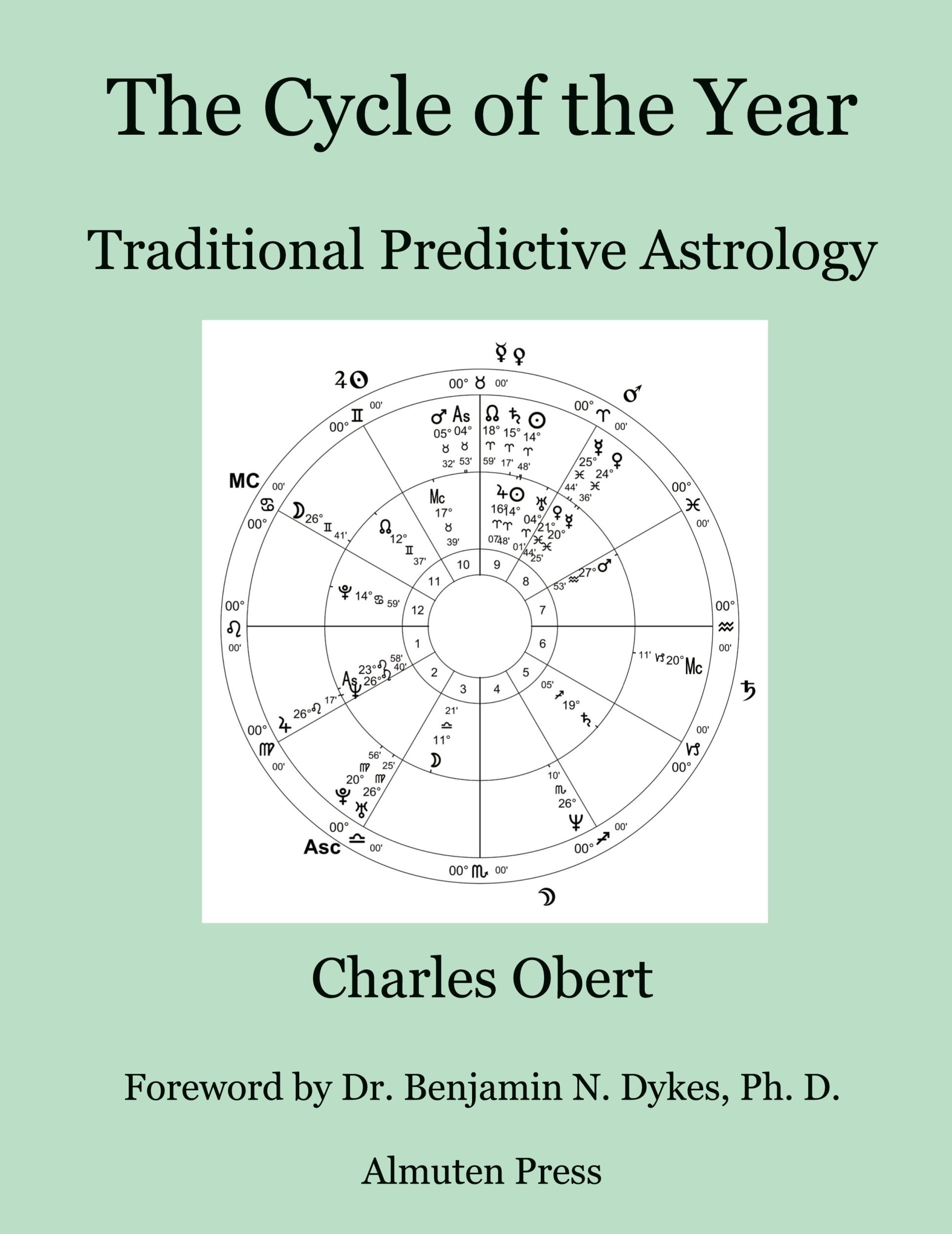 Cover: 9780986418723 | The Cycle of the Year | Traditional Predictive Astrology | Obert