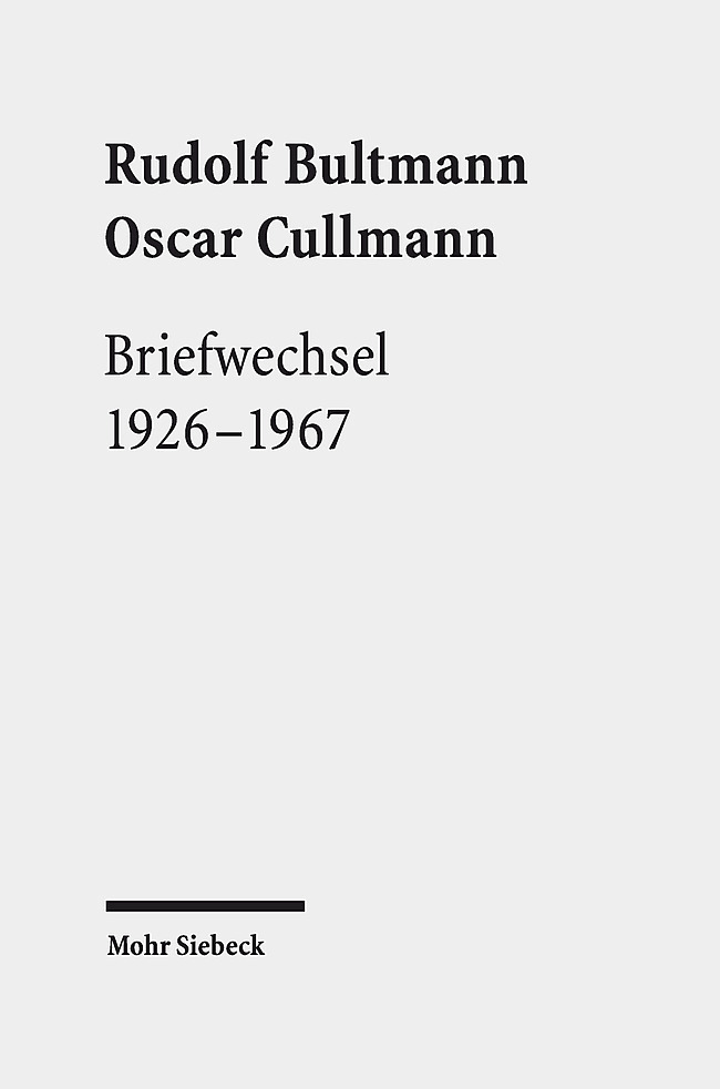 Cover: 9783161616013 | Briefwechsel 1926-1967 | Rudolf Bultmann (u. a.) | Buch | X | Deutsch
