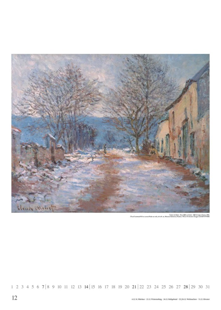 Bild: 4250809653303 | DUMONT - Claude Monet 2025 Wandkalender, 50x70cm, Posterkalender...