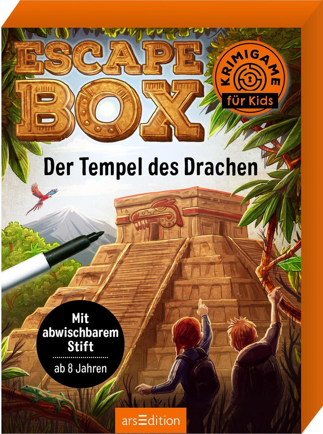 Cover: 4014489132066 | Escape-Box - Der Tempel des Drachen | Mit abwischbarem Stift | Schladt