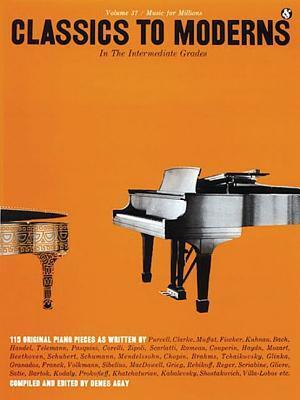 Cover: 752187416173 | Intermediate Grades Classics to Moderns | Music for Millions Series