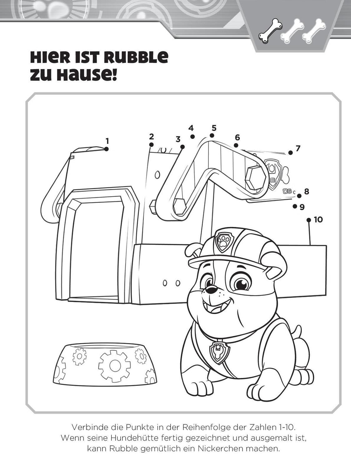 Bild: 9783849932695 | Lernen mit der PAW Patrol: Von Punkt zu Punkt. Mein Vorschulbuch