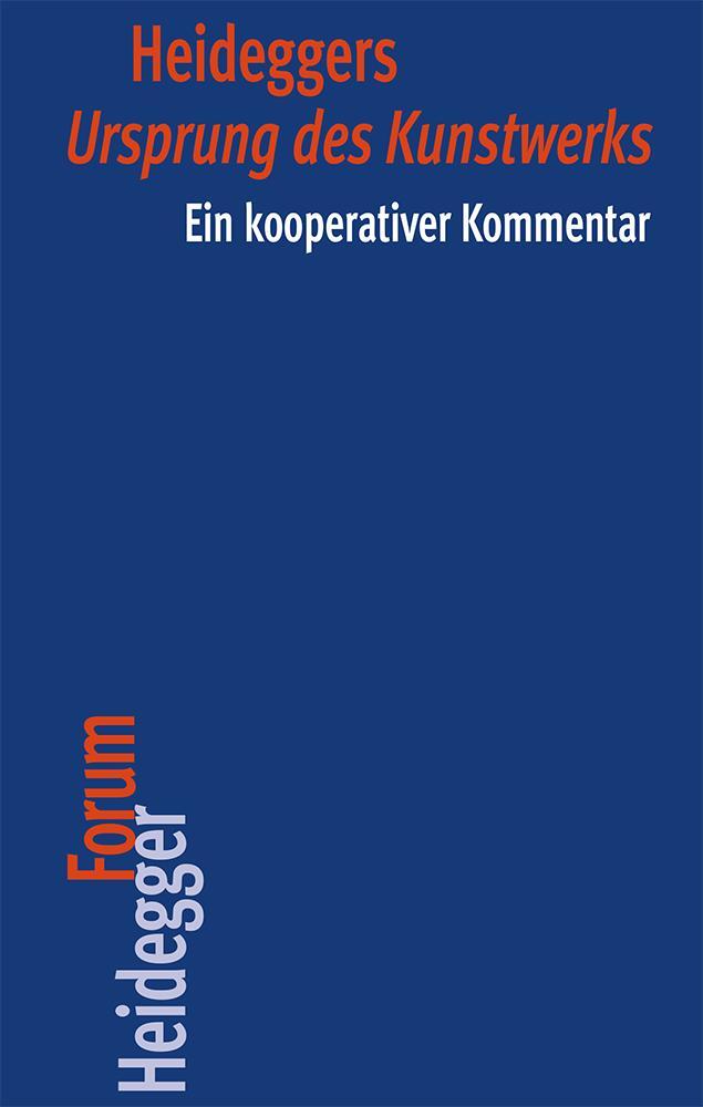 Cover: 9783465041320 | Heideggers "Ursprung des Kunstwerks" | Ein kooperativer Kommentar