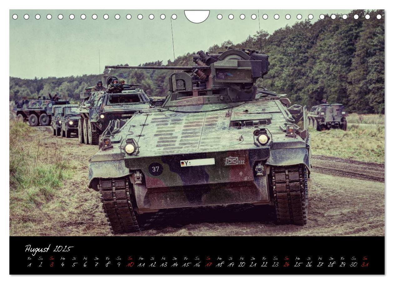 Bild: 9783435823802 | Schützenpanzer Marder (Wandkalender 2025 DIN A4 quer), CALVENDO...