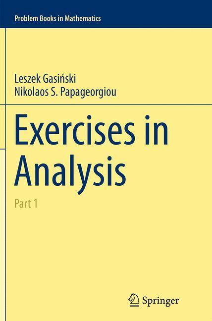 Cover: 9783319355351 | Exercises in Analysis | Part 1 | Nikolaos S. Papageorgiou (u. a.) | X