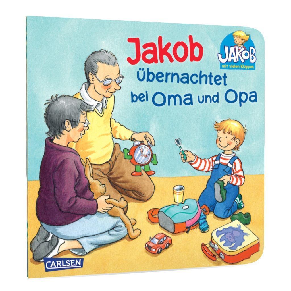 Bild: 9783551168740 | Jakob übernachtet bei Oma und Opa | Sandra Grimm | Buch | 12 S. | 2013