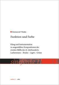 Cover: 9783936000719 | Vlitakis, E: Funktion und Farbe | Emmanouil Vlitakis | sinefonia