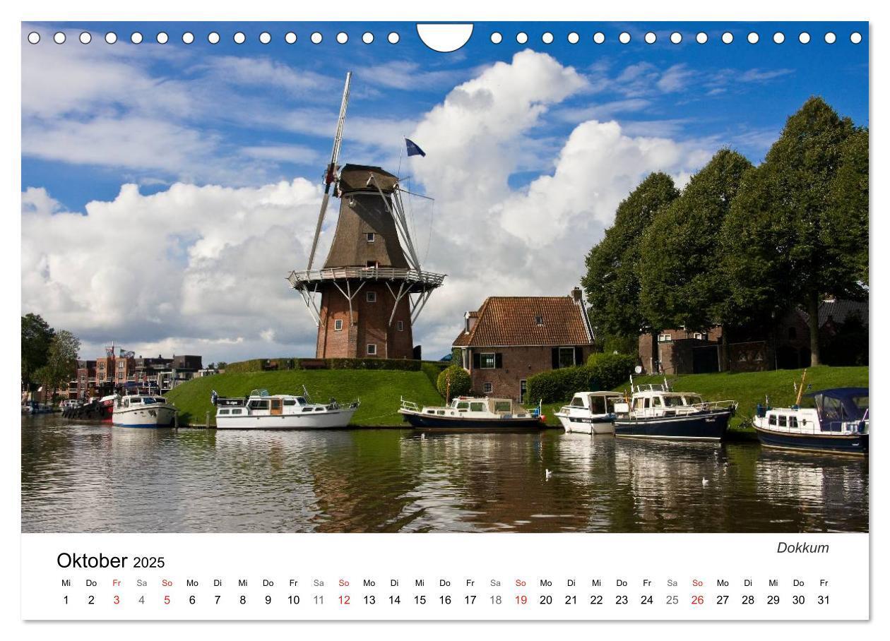 Bild: 9783435504565 | Friesland - Fryslan (Wandkalender 2025 DIN A4 quer), CALVENDO...